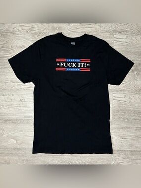 HUF Skateboard "F*CK IT!" Men’s Y2K Graphic T-Shirt